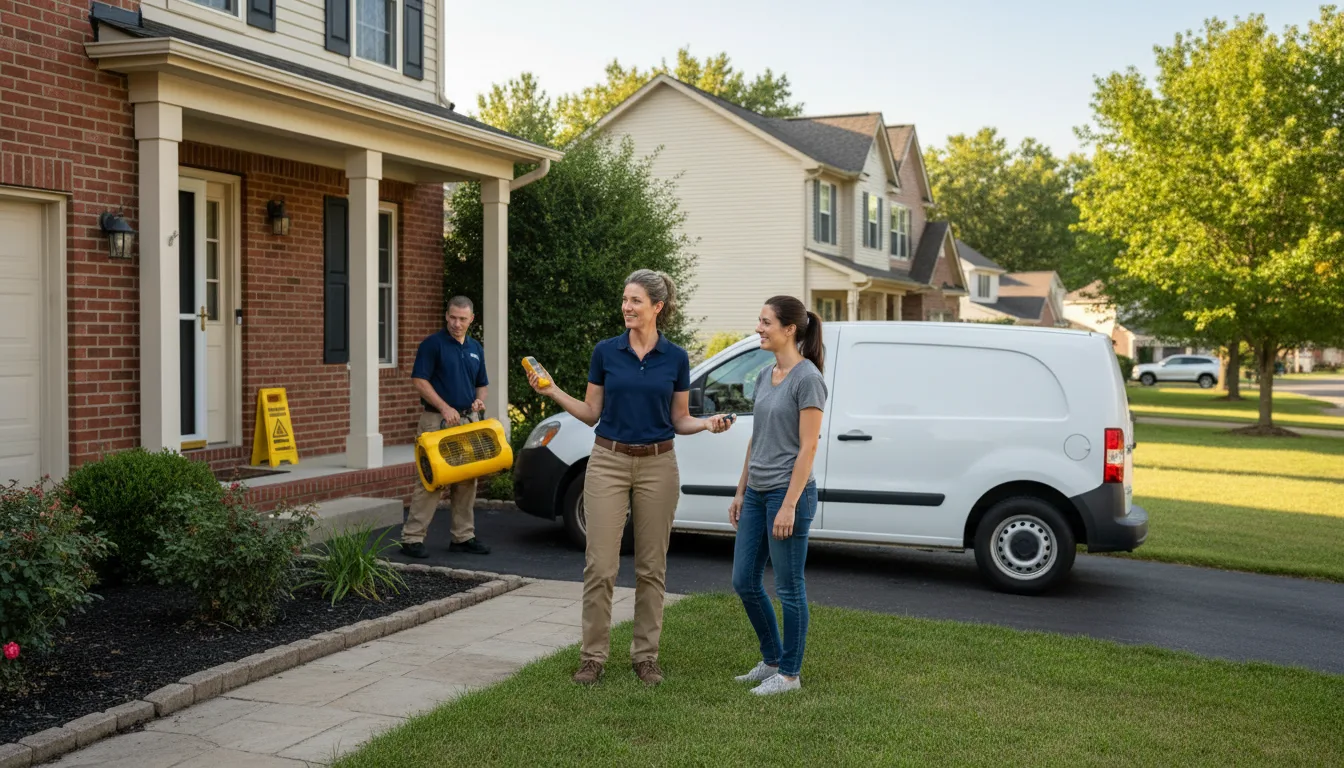 Residential water damage restoration in Eagle, ID